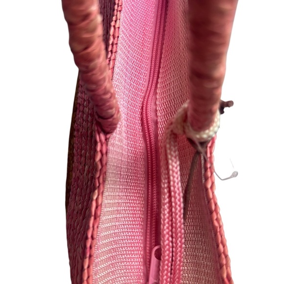 Liz Claiborne multi colored straw Oversized Fish Beach Bag - Picture 10 of 13